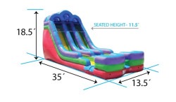 2 1748539677 18' Dual Lane Waterslide