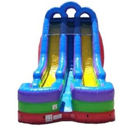3 1748539677 18' Dual Lane Waterslide