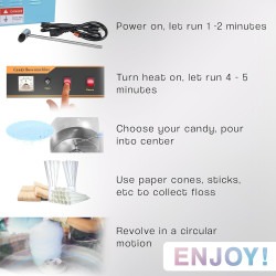 71PCkyjmmPL. AC SL1500 1746552705 Cotton Candy Machine (50 Servings)