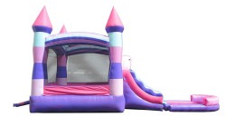 Capture1 1753118440 Pink Inflatable Bounce House with Slide Combo and Pool